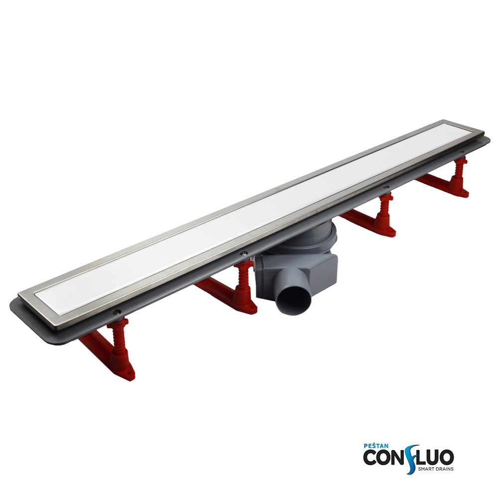 CONFLUO Premium Line 450 Fehér üveg folyóka