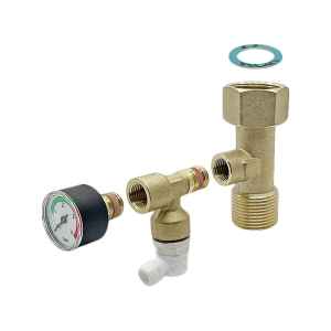Viessmann ZK05681 előremenő közdarab manométerrel