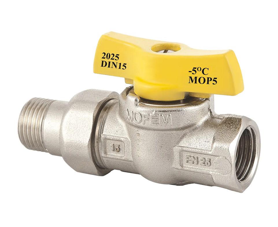 MOFÉM FLEXUM gáz golyóscsap DN20 3/4" KB holl.