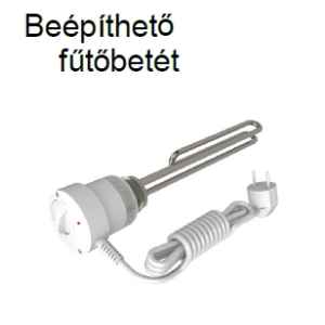 ELEKTROMET EJK-MINI 2kW Beépíthető fűtőbetét 6/4"
