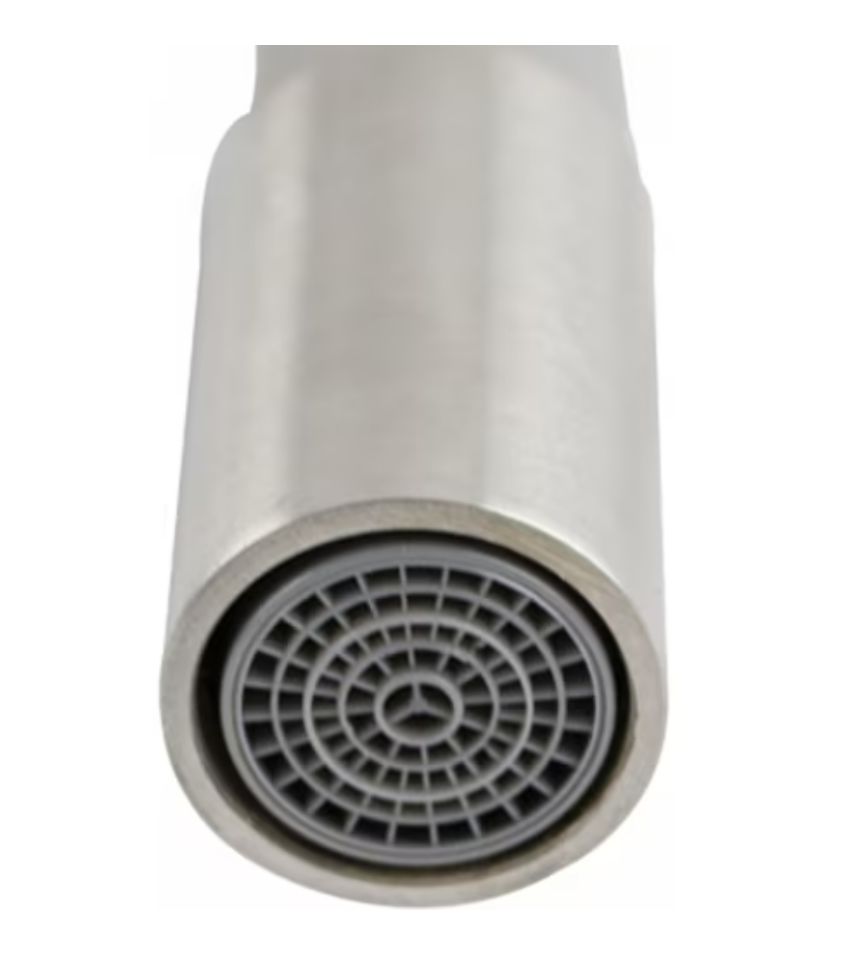 ERMETIQ mosogató csaptelep (INOX) flexibilis kifolyócsővel, fekete - Image 3