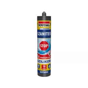 SOUDAL Szaniter szilikon STOP, 280 ml SZÍNTELEN - ECETSAVAS