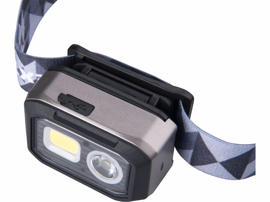 Led fejlámpa infrás tölthető 500 lumen Osram+COB - Image 5
