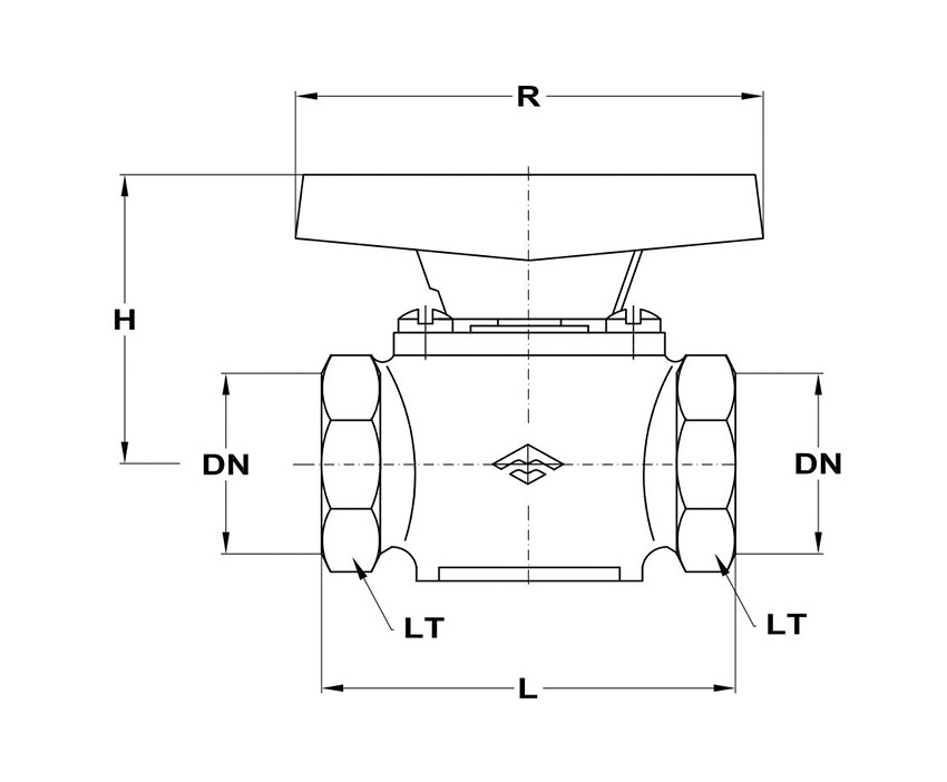 MOFÉM AHA golyóscsap DN10 3/8" BB - Image 2
