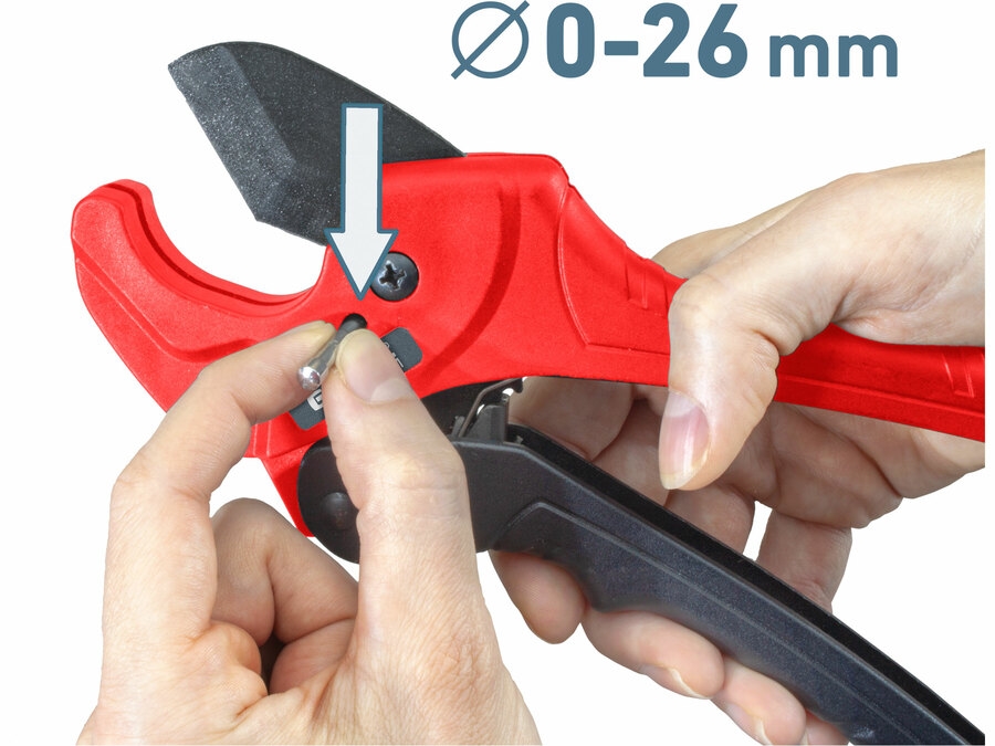 Műanyag csővágó olló 42mm Premium - Image 3