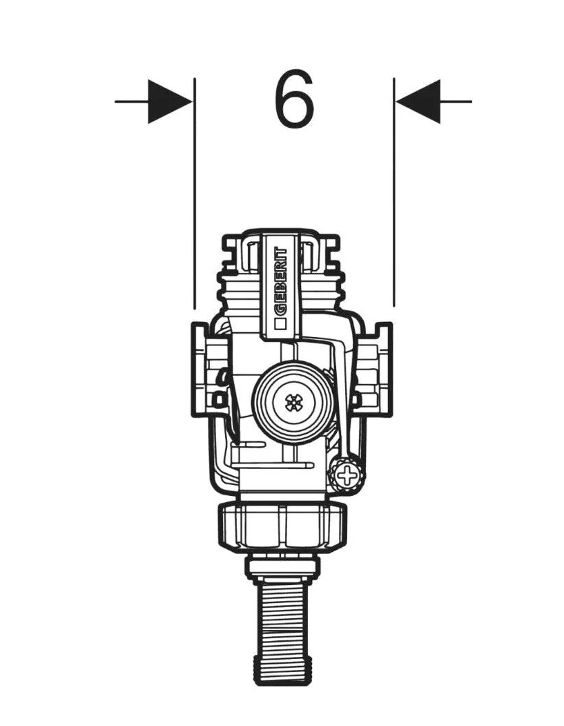 GEBERIT Unifill Impuls383 Töltőszelep falsík alatti tartályokhoz, 3/8" - Image 3