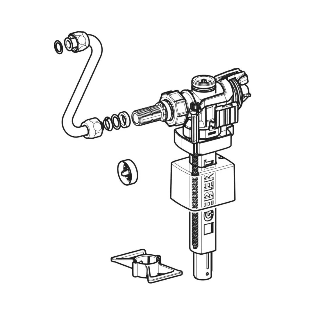 GEBERIT Unifill Impuls383 Töltőszelep falsík alatti tartályokhoz, 3/8" - Image 4