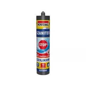 SOUDAL Szaniter szilikon STOP, 280 ml FEHÉR - ECETSAVAS