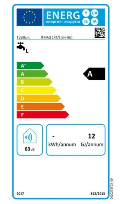 VAILLANT atmoMAG 144/1 I (H-HU) vízmelegítő, kéményes, elemes 14 l/p - Image 5