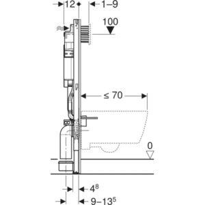 GEBERIT Duofix WC szerelőelem - Image 3