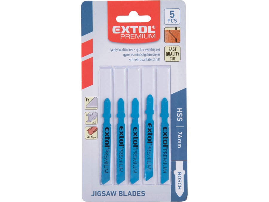 Dekopírlap fémre 5db Bosch befogás 51x8x1,5mm Premium - Image 2